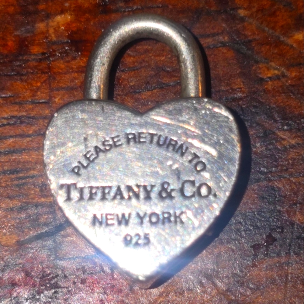 Tiffany & Co. Silver Heart Lock Charm